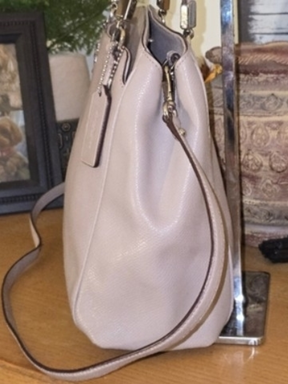 Coach Minetta Taupe Leather 3 Way Bag - Picture 7 of 11